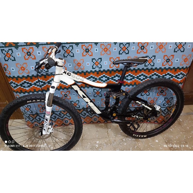 sepeda fullsus khs xc604 tinggal pakai
