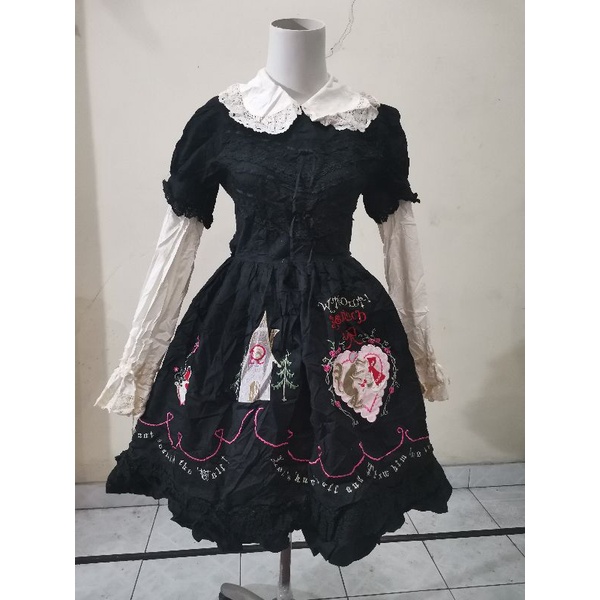 RARE BTSSB Little Red Riding Hood Applique OP in black