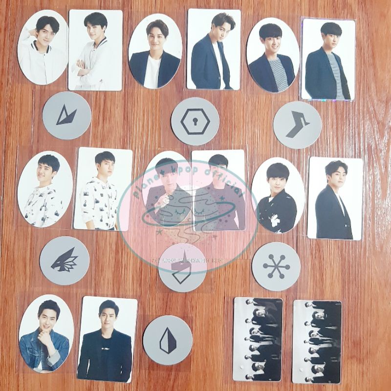 READY STOCK STICKER SET EXOLUXION | PHOTOCARD STICKER EXO EXOLUXION D.O. KYUNGSOO CHANYEOL SEHUN SUH