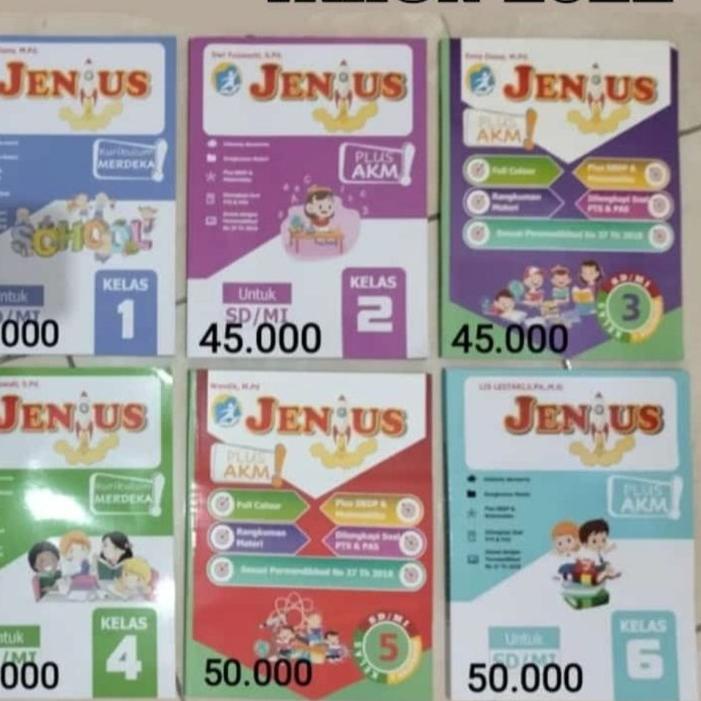 

RECOMENDED Buku JENIUS Semester 1 tahun 2022 SD/MI Kelas 1 2 3 4 5 6 ✯ 894