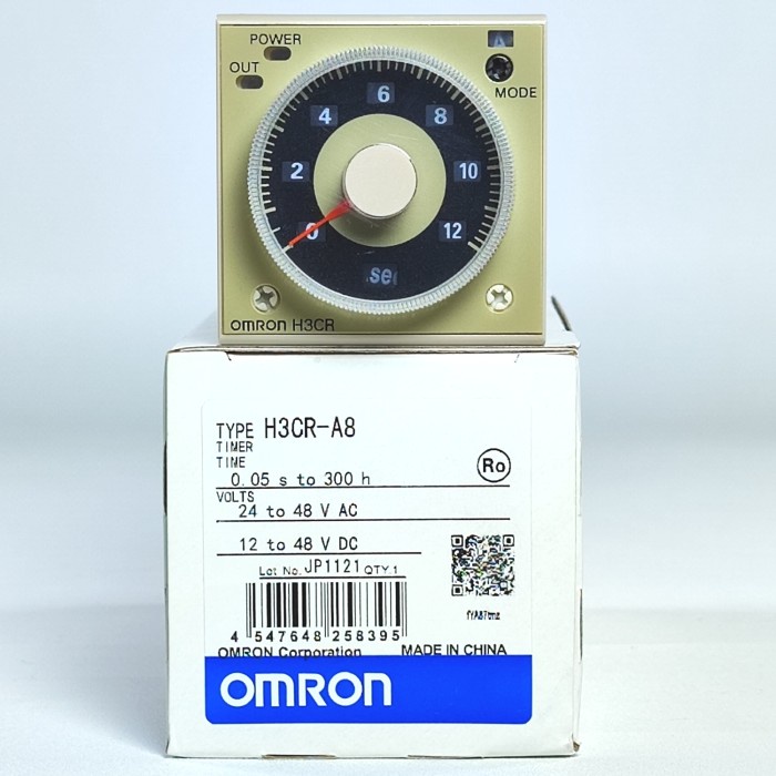 TIMER OMRON H3CR-A8 24-48VAC/12-48VDC