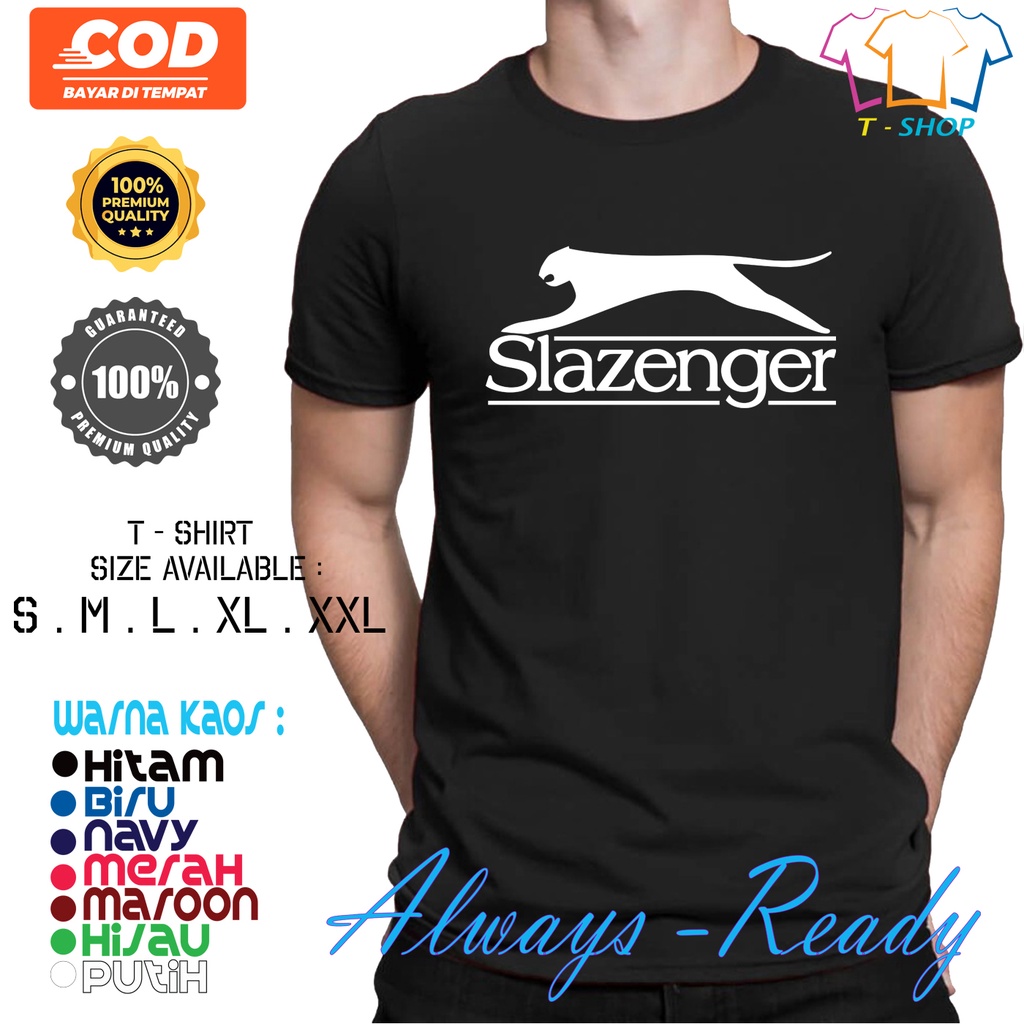 Kaos Slazenger. Kaos Combed. Kaos Custome. Kaos Distro Pria