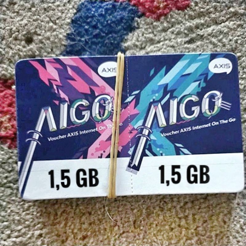 [Termurah] Voucher Axis AIGO Data 1,5 GB 3 Hari