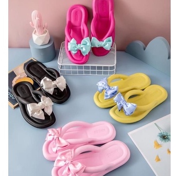 Balance Sandal Jelly Slop Jepit EVA PITA SATIN Wanita Karet Soft Import Empuk Anti Slip Sol Tebal 168 yg