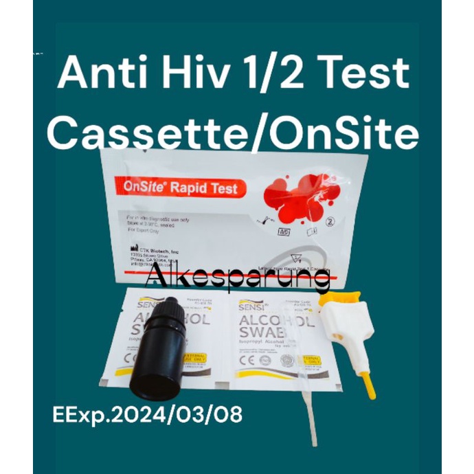 Jual Alat test HIV 1 /2 AB plus combo 1set lengkap Onsite Shopee