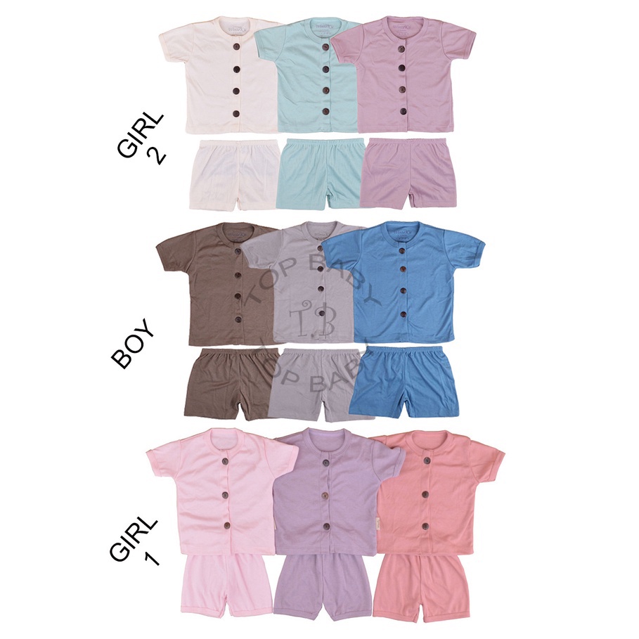 Piyama Anak Winteku Pendek Polos - 4683