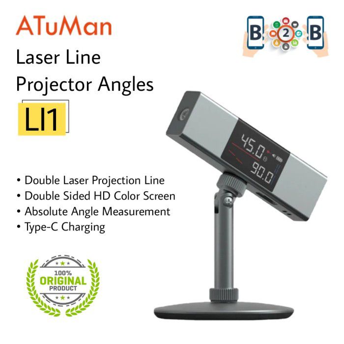 Atuman LI1 Laser Line Projector Angle Laser Inclinometer Digital