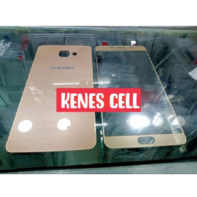 Kaca LCD dan Backdoor Samsung A910 A9 Pro 2016 original