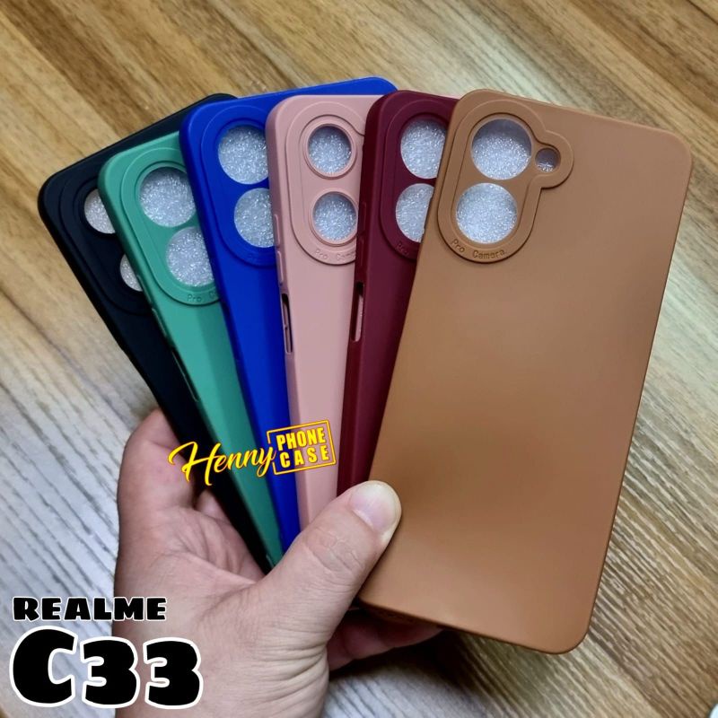 REALME C33 CASE PRO CAMERA MACARON CASING SOFTCASE SILIKON