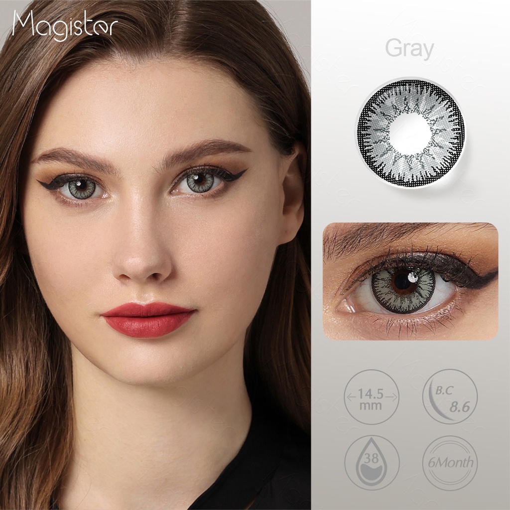 [✅COD] Magister Softlens Mata Normal Softlens Cosplay Karakter Warna Sepasang lensa kontak berwarna softlen big eyes Halloween soflens murah DIA 14.5MM
