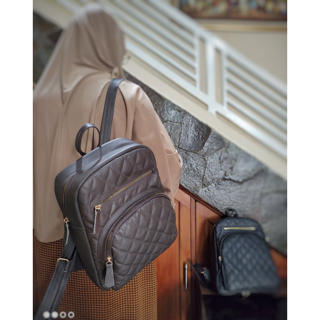 Tas Ransel Tas Kulit Garut Tas Wanita Size M Jumbo