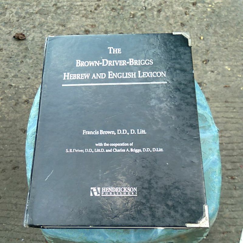 THE BROWN DRIVER BRIGGS HEBREW AND ENGLISH LEXICON