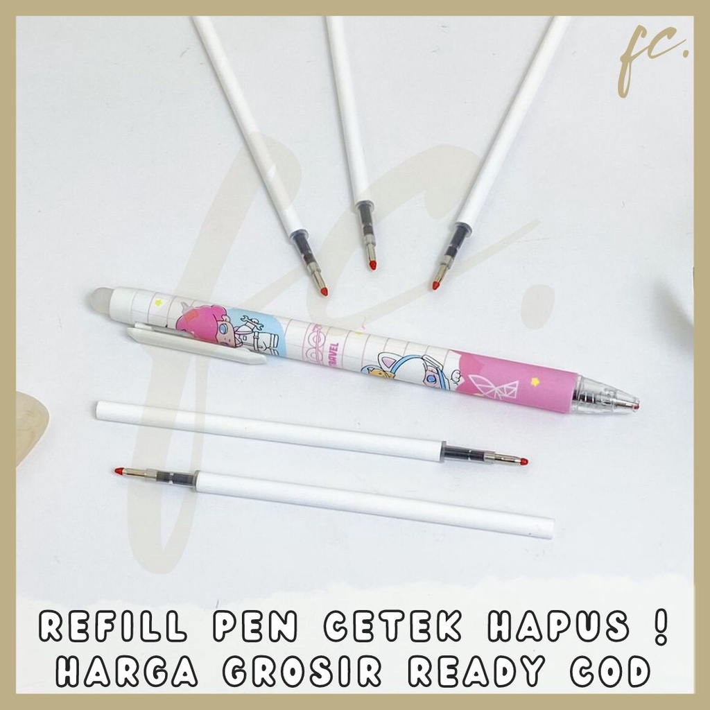 Paket Refill Pulpen Cetek Bisa Dihapus Odemei Aodemei Odemi / Erasable Mechanical Pen Gel Tinta Hita