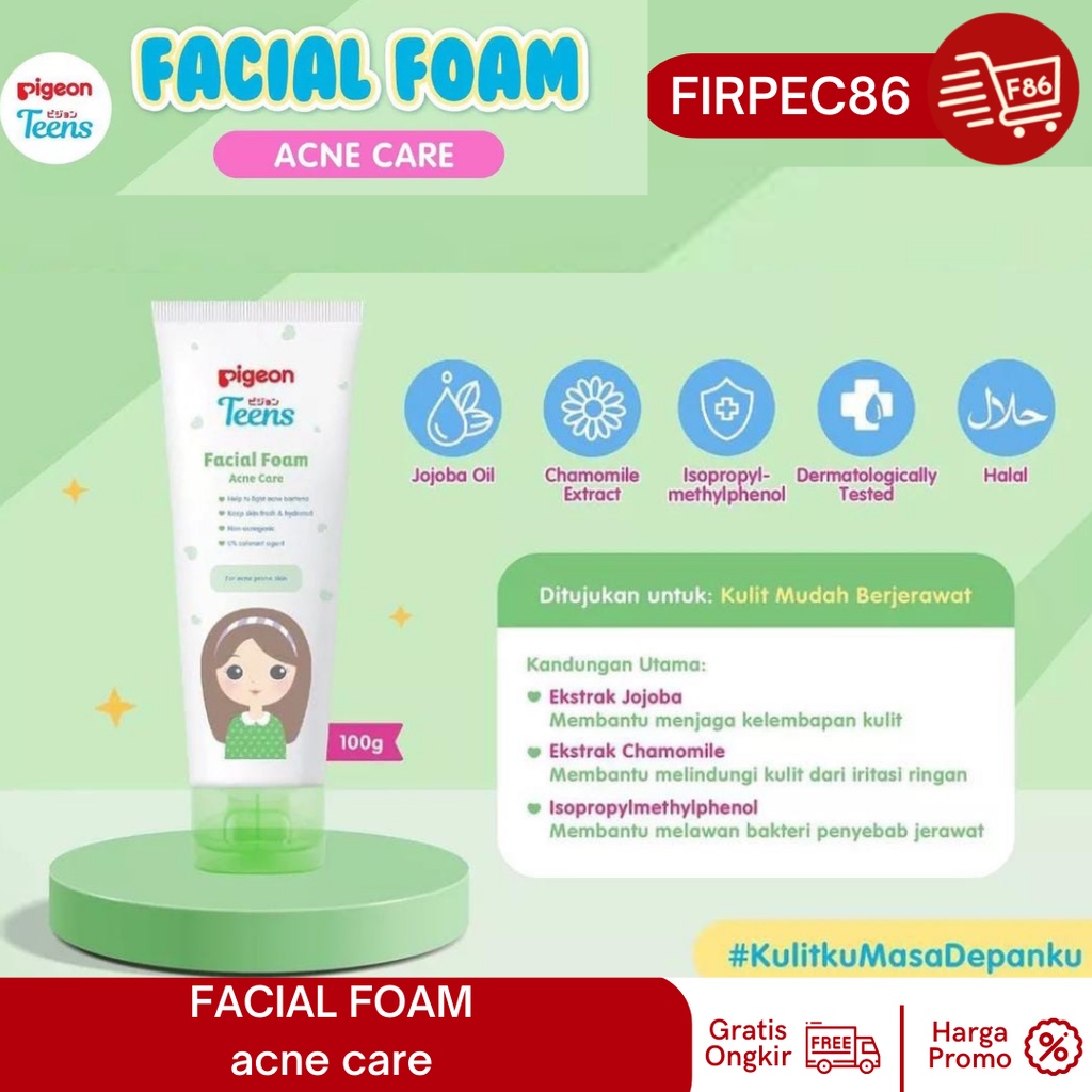 Pigeon Teens Facial Foam Acne Care 100 gr