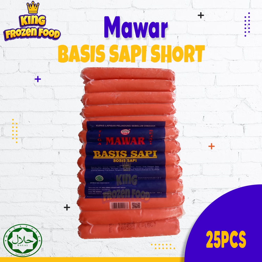 Mawar Basis Sapi/Sosis Sapi Isi 25Pcs
