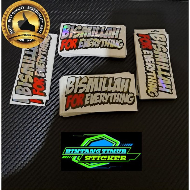 

STICKER TULISAN BISMILLAH FOR EVERYTHING CUTTING