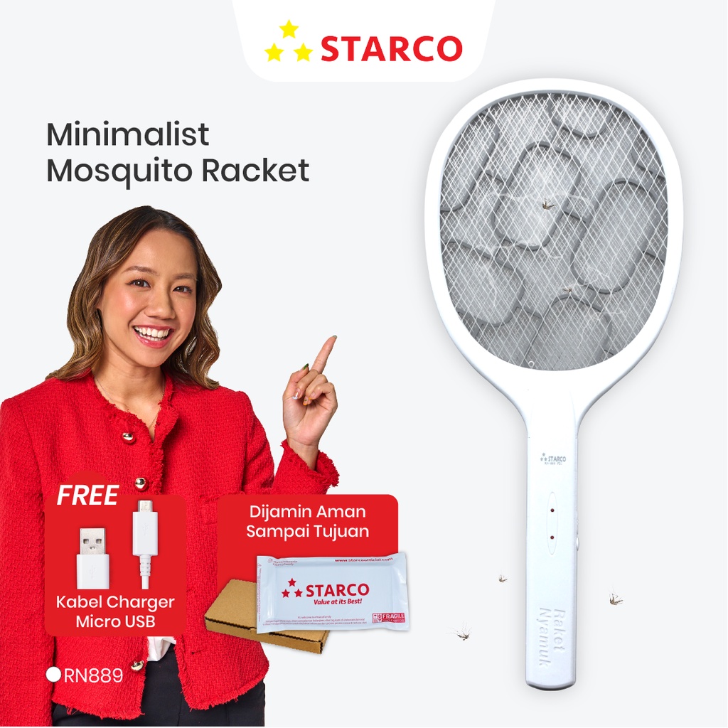 u8k1- Starco Raket Nyamuk RN-889