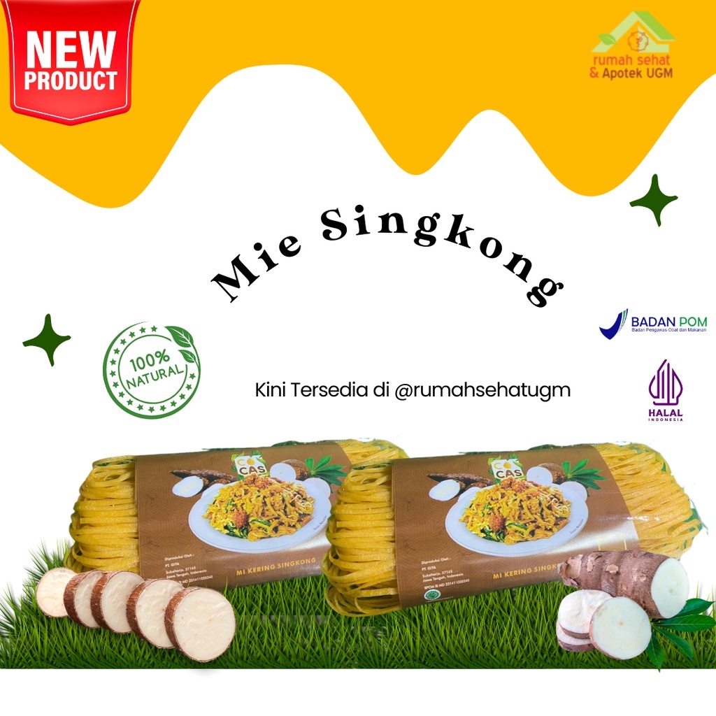 Cocas Mie Kering Singkong 200 Gr