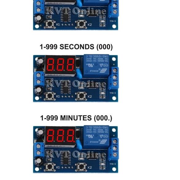 Digital Timer Cycle Delay ON Delay OFF 12V