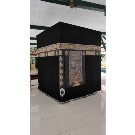 Miniatur Ka'bah Ukuran 1,5 m Fullset Hijir Ismail dan Maqom Ibrahim