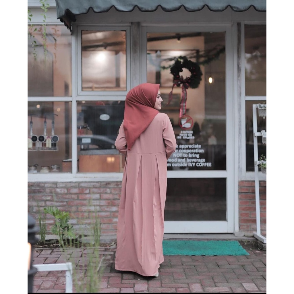 GF02 ~ BYARA MOCCA size S M L XL matt SHAKILA HQ fashion muslim terbaru gamis casual
