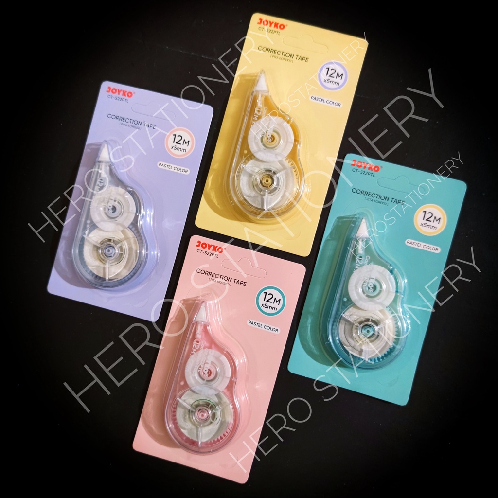 

Joyko correction tape trondol pastel long 12 m CT-522PTL