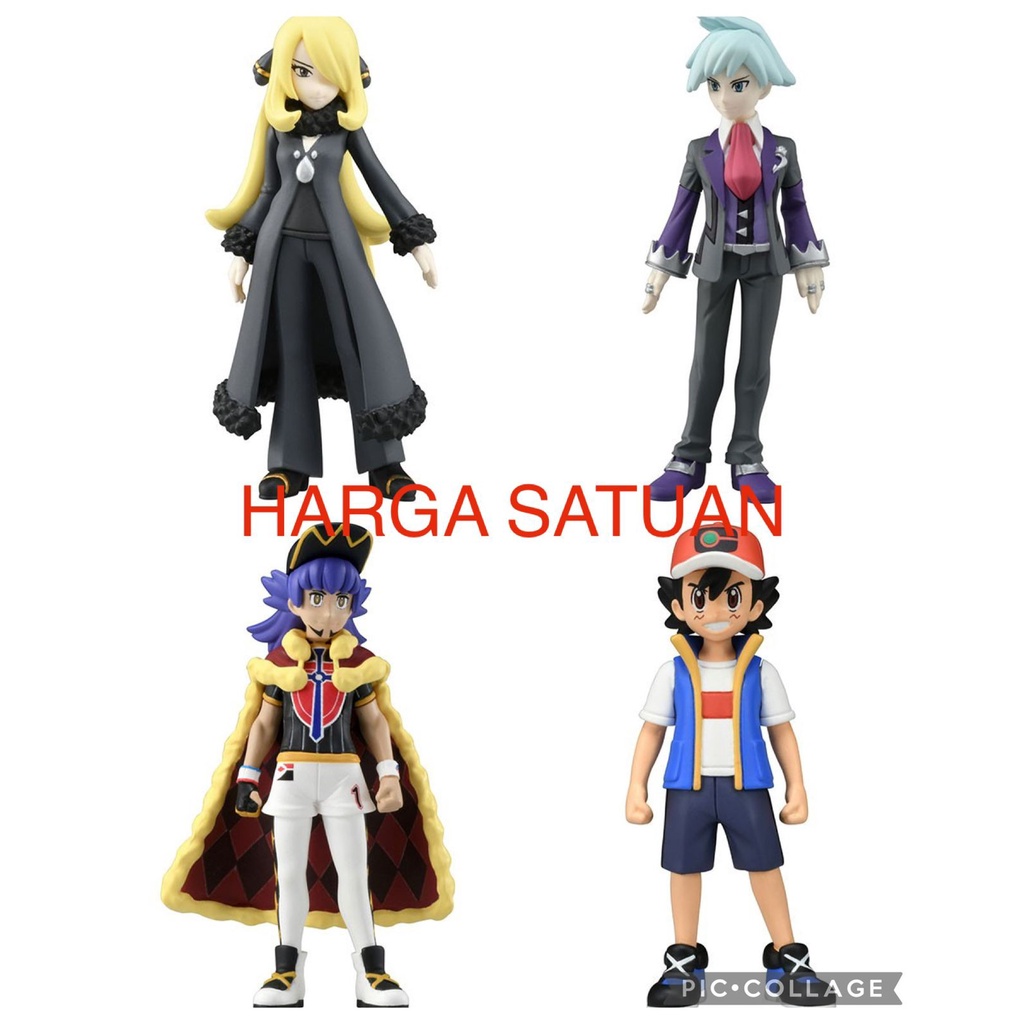 Takara Tomy Pokemon Moncolle Trainer Collection Moncolle Cynthia Moncolle Steven Moncolle Leon New