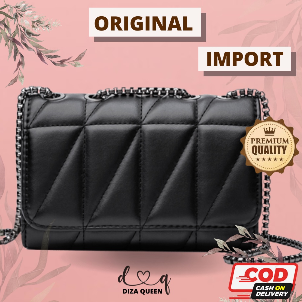 DQ300 Tas Import Wanita Batam Branded Premium Terbaru 2022 Selempang Bahu Ibu Ibu Kondangan Pesta Me