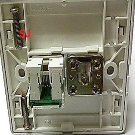 RJ45+TV Faceplate Panel Outlet Socket
