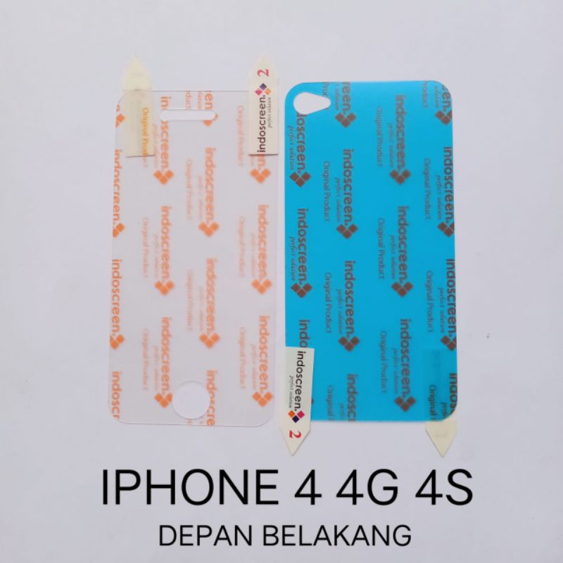 Anti Gores Fullset iPhonee 4 4G 4S . 5 5G 5S . 6 6G 6S 4.7&quot; . 6+ 6 PLUS 5.5&quot; anti gores depan belakang anti bening anti glare anti spy screen guard screen protector pelindung layar