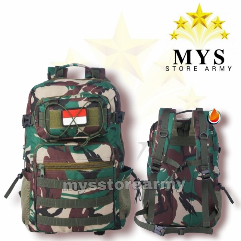 Tas Ransel Model Libanon Loreng Malvinas / Tas Gendong Loreng TNI-AD