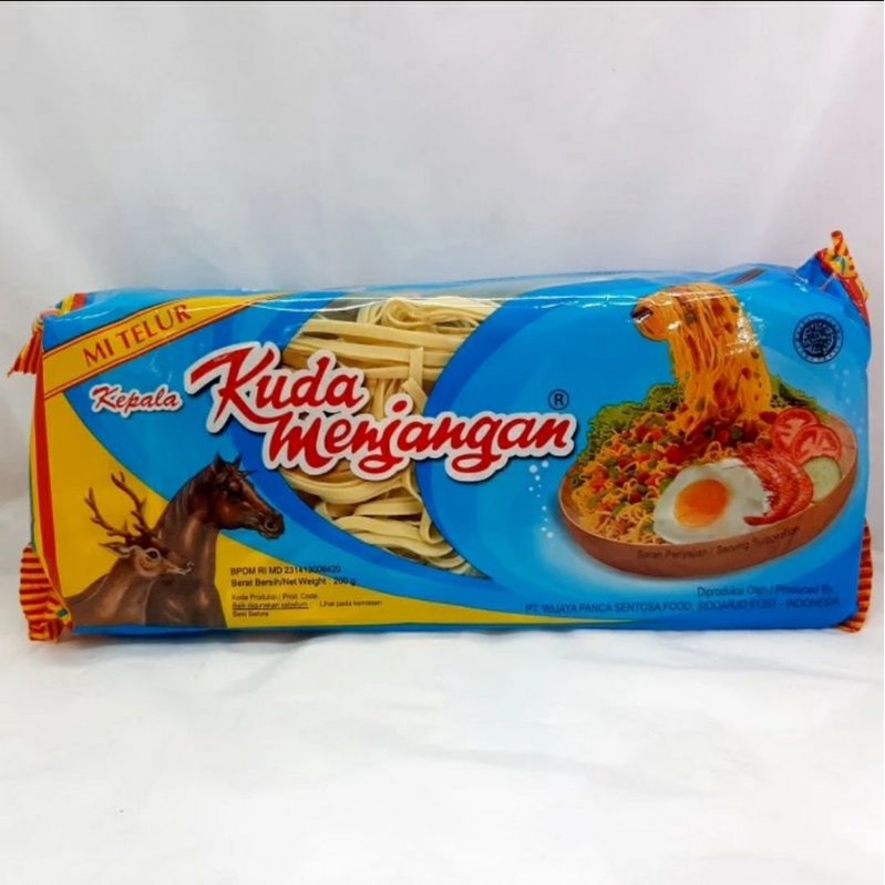 

MIE KUDA MENJANGAN LEBAR / MIE KUDA MENJANGAN KECIL / MIE TELUR CAP KEPALA KUDA MENJANGAN ASLI KEMASAN 200 GR