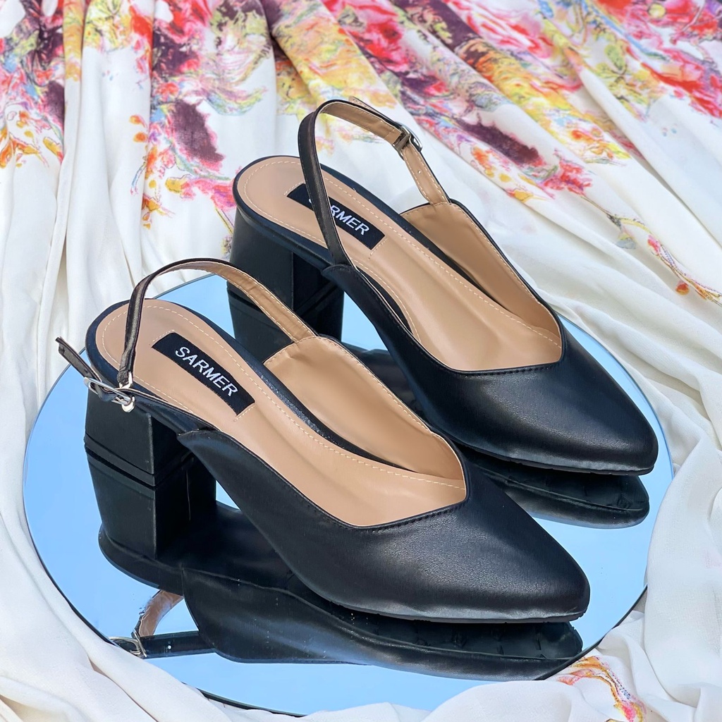 SARMER - ALIYA HEELS BLACK