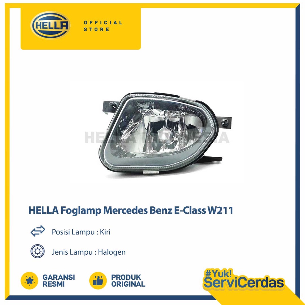 HELLA FOGLAMP MERCEDES BENZ E-CLASS W211 (Kiri) - Lampu Kabut Mobil