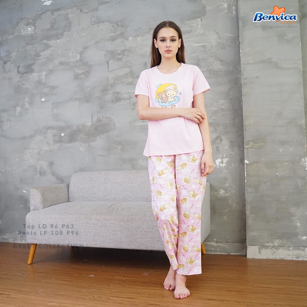 BAJU TIDUR CELANA PANJANG KAOS ALL SIZE GREET BANYAK MOTIF