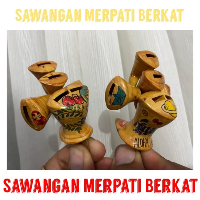 sawangan merpati burung unik gendong 4 full kayu