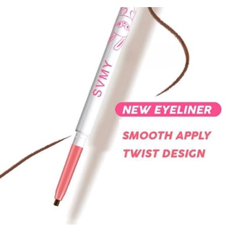 SVMY Eyeliner Mata Pink White Twisted Waterproof Tahan Air DJ 865