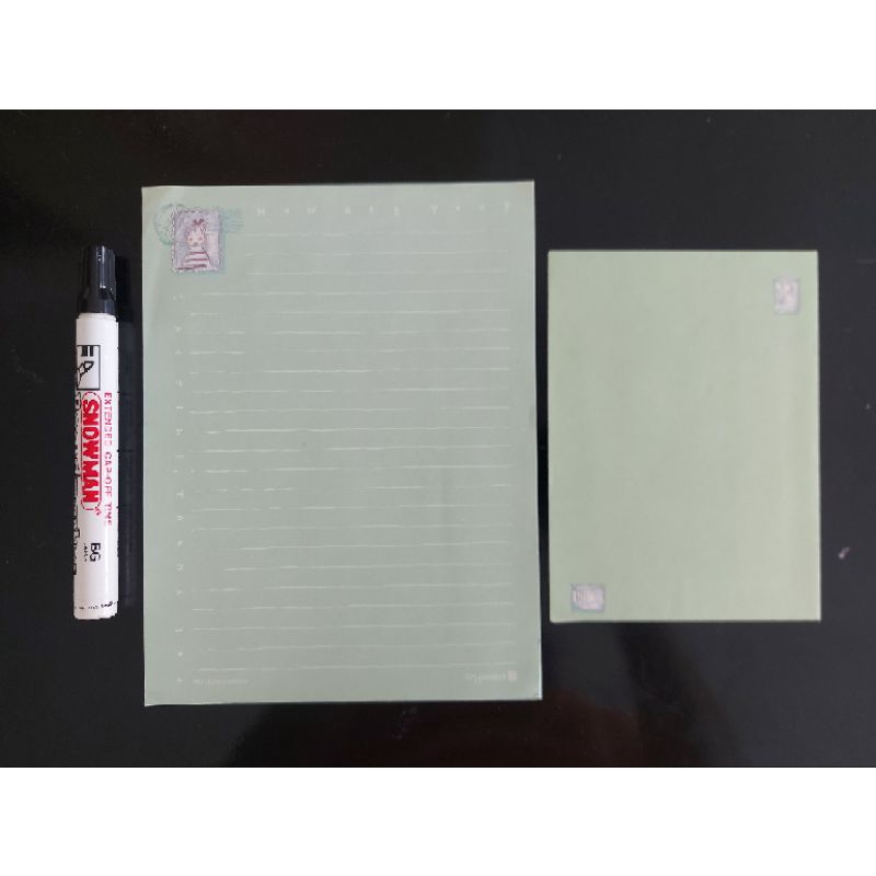 

Kertas surat unik lucu korea Morning Glory