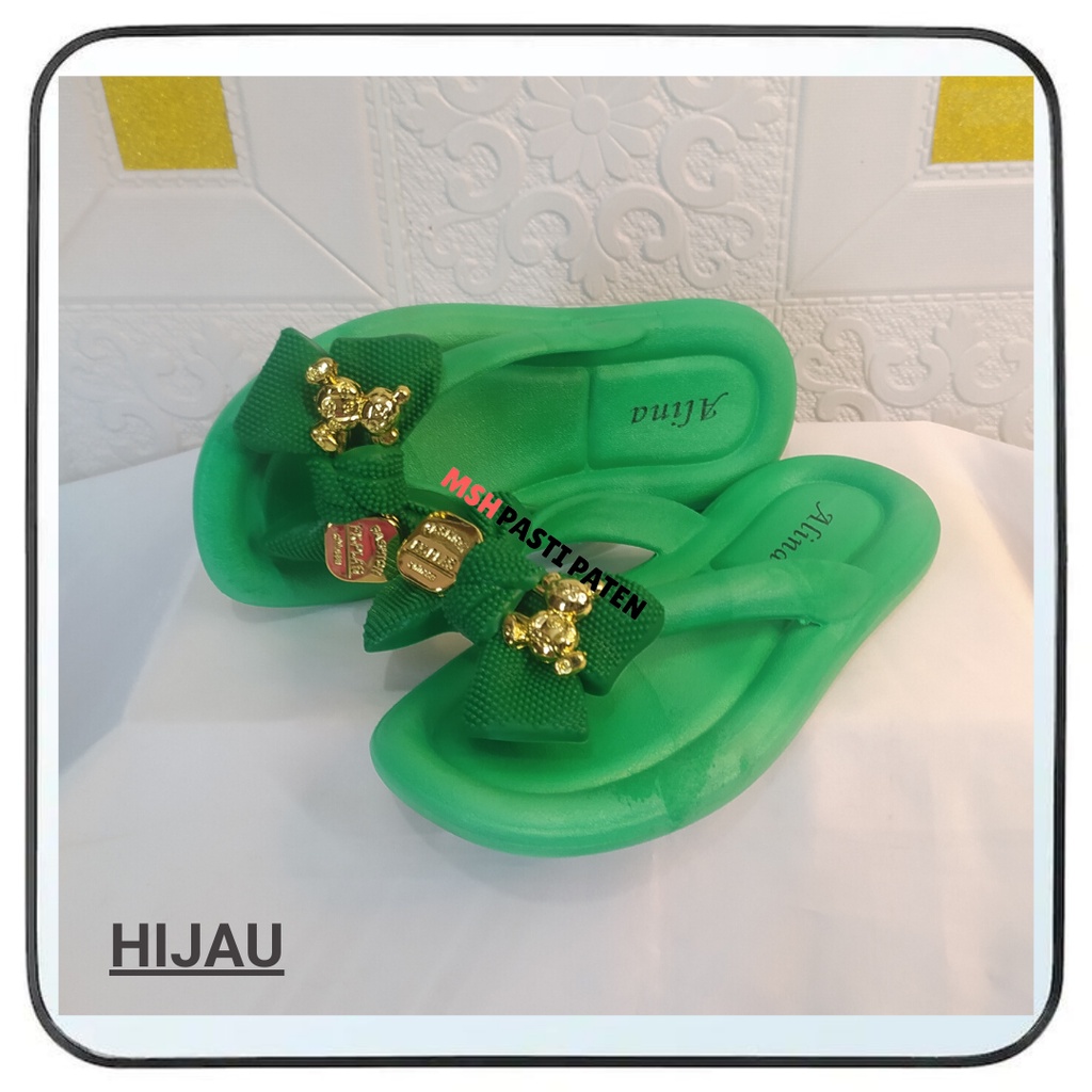 Sandal Tebal Dan Empuk Wanita Dewasa Sandal impor Wanita Merk Alina