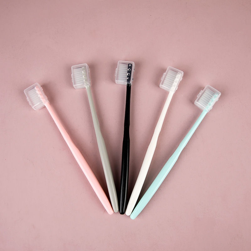 Murah Lebay S262 Sikat Gigi Dewasa 1 SET 10 Pcs / Toothbrush Double Care Sensitive Soft Sweet