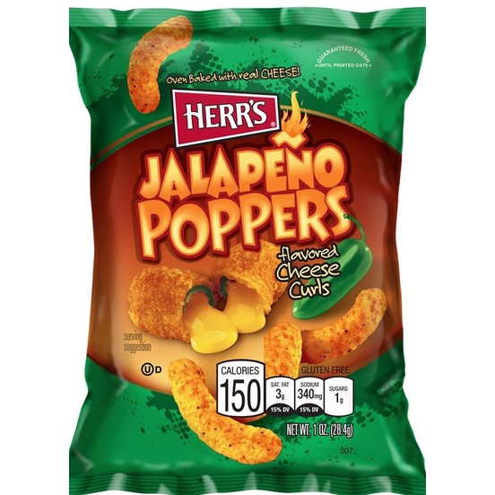 HERRS JALAPENO POPPERS