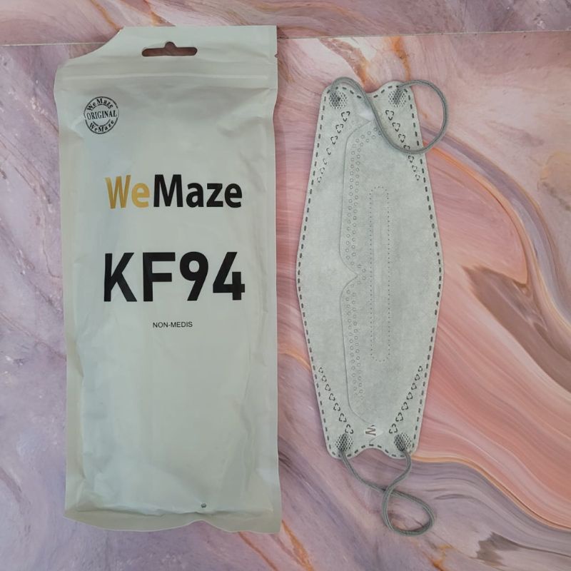 KF 94 WARNA 4PLY TERBARU MASKER KF 94 KOREA (ISI 10PCS)  KF94 MOUSON / KF94 WE MASK / KF94 CAREION-KF94 SILVER