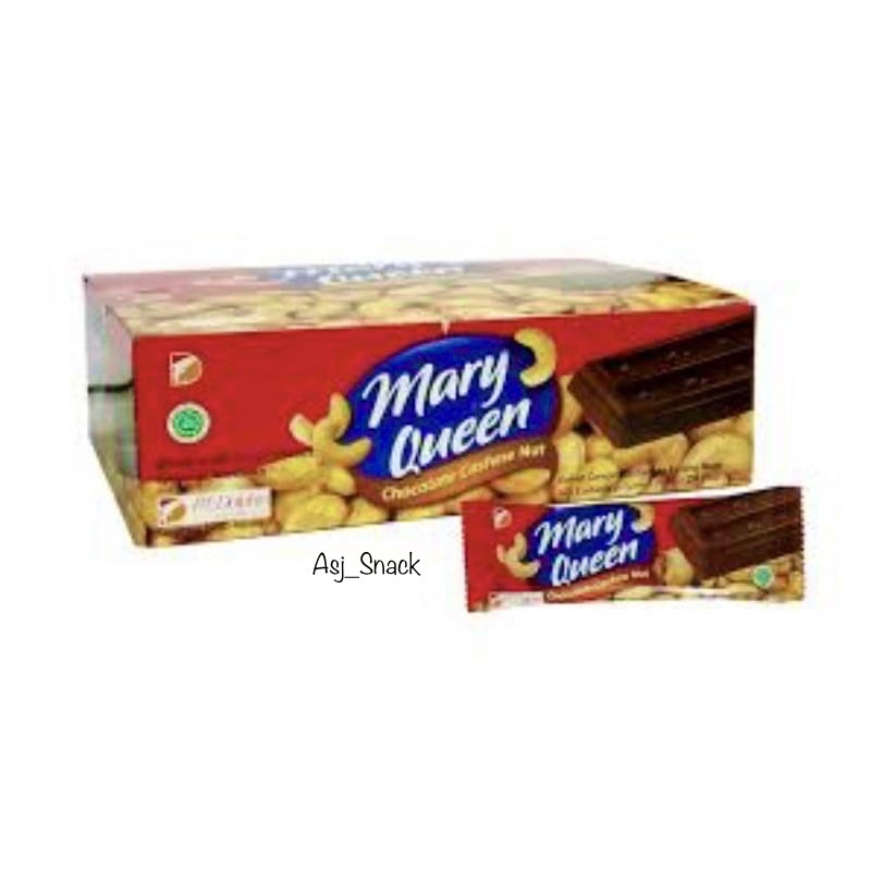 

Dolphin Mary Queen Chocolate Cashew Nut ( 1 Box isi 24 pcs x 10g )