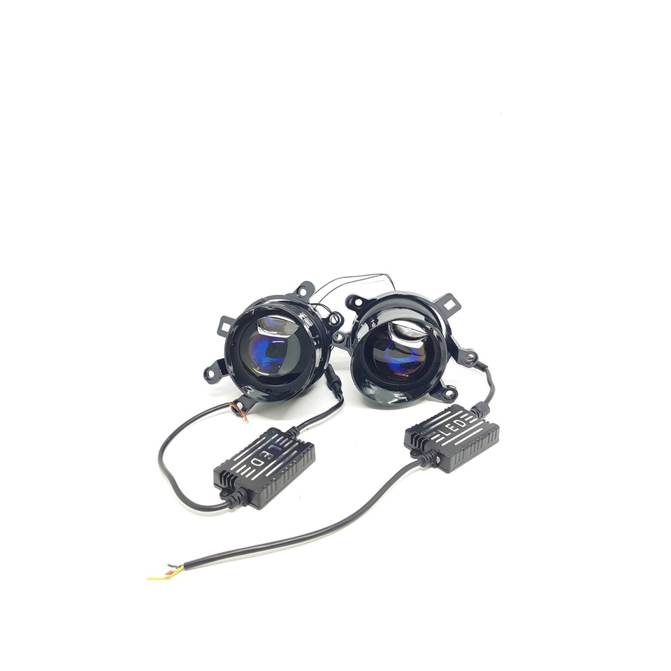 Fog Lamp Foglamp BiLED Bi-led Laser AES Q8 Pro Lampu Kabut Bemper 3 Warna 3 Colors Toyota Honda High