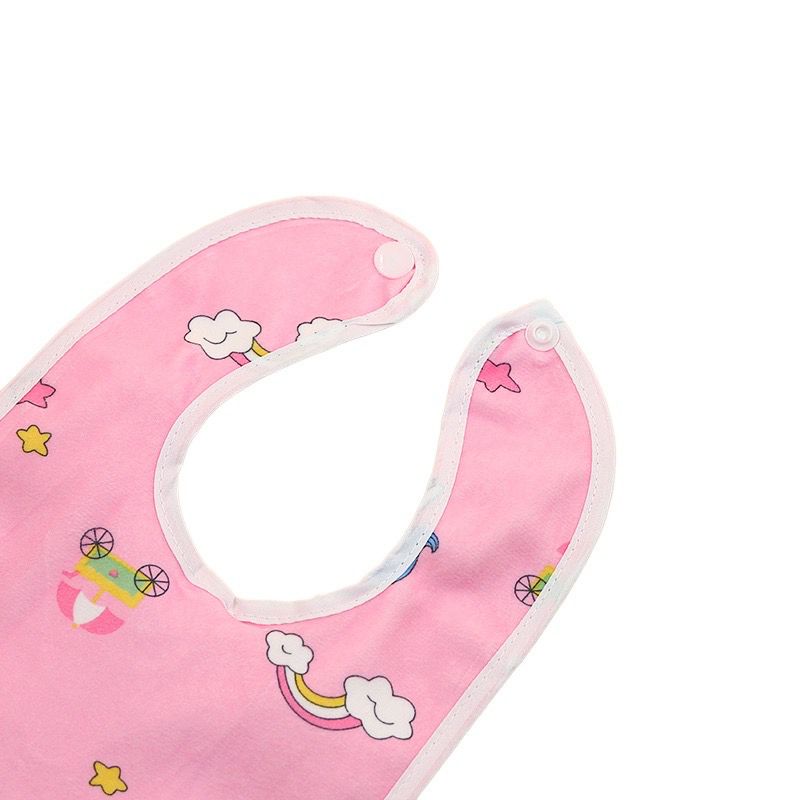 1234OS - Crystal Waterproof Bib / Slabber Bayi Waterproof / Celemek Bayi Anti Air / Celemek Makan Bayi / Slabber Bayi / Handuk Liur Bayi / Baby Bibs