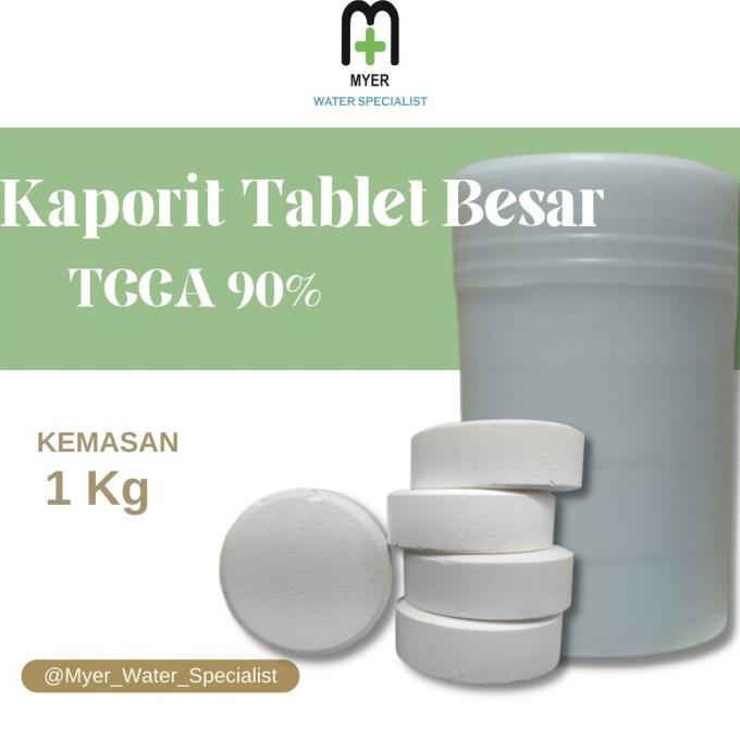 Kaporit Tablet Besar TCCA / klorin tablet / TCCA Tablet 1 kg