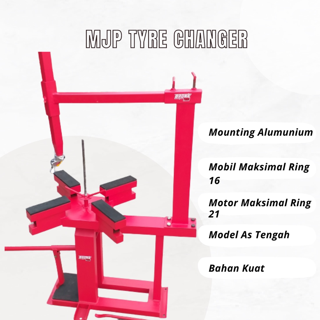 Alat Buka pasang  ban motor dan mobil manual tyre changer