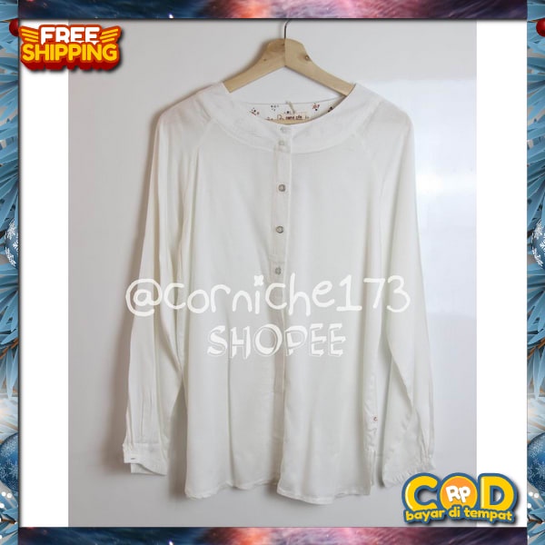 Pakaian Kerja Wanita Atasan Kemeja Santai Baju Kerja Cewk Kantor Bluu Waita Kondangan Bluose Cewe Pe