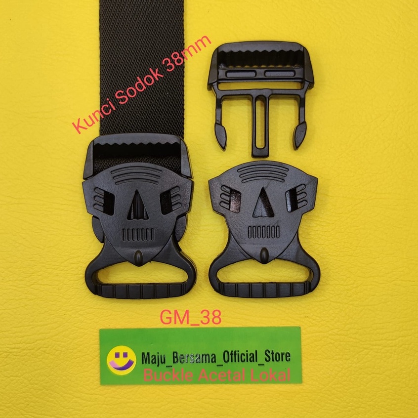 Buckle Acetal Lokal - Kunci Sodok 38mm ( Ransel ) SK1