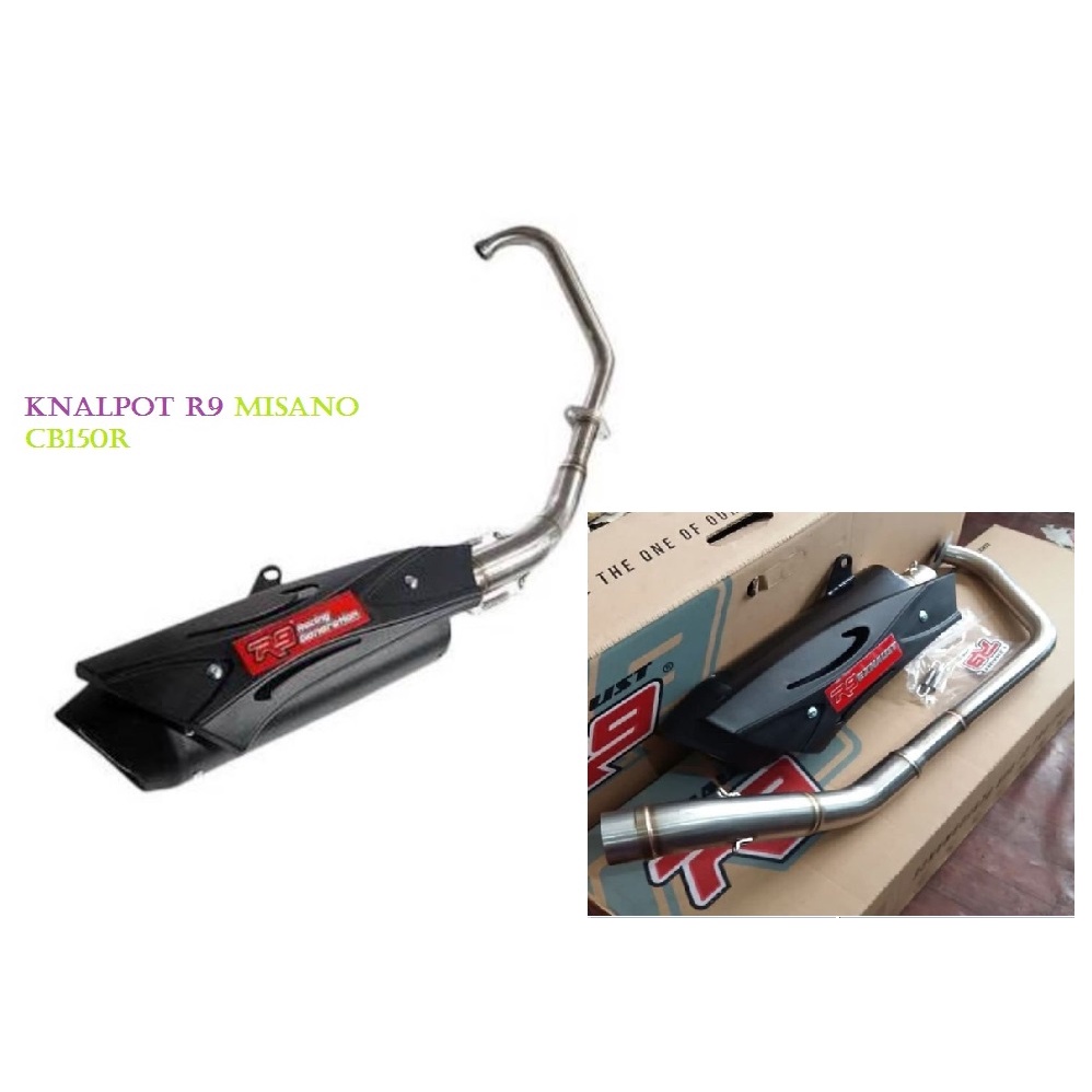 Knalpot Racing  - R9 Misano SSS  Original CBR150R Black Series